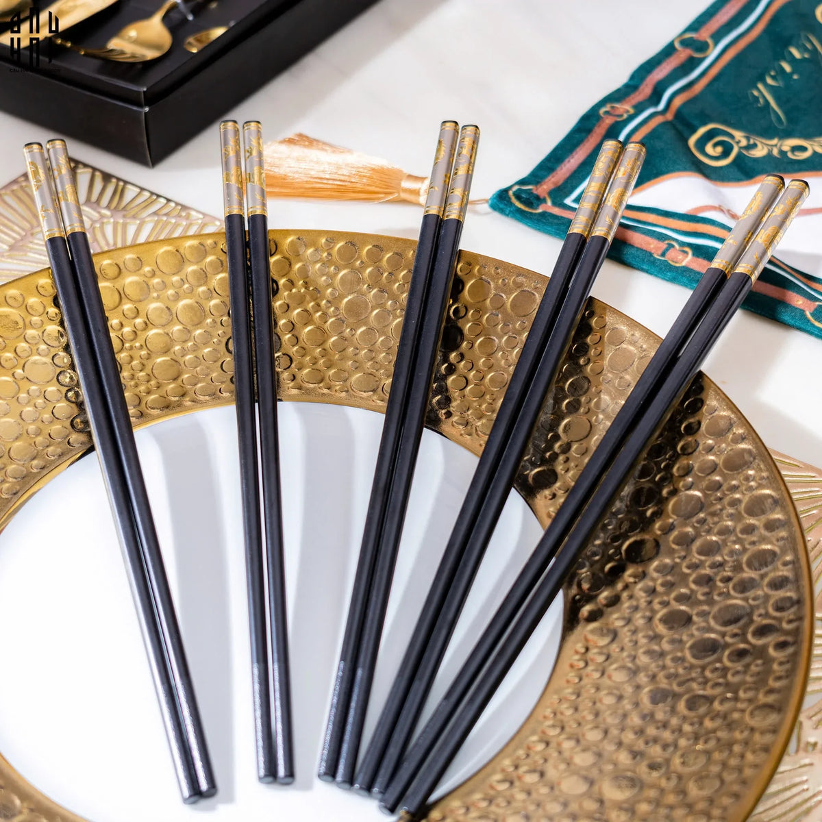 Set 10 Đôi Đũa Sợi Thuỷ Tinh Dynasty Banquet PET Chopsticks 27cm-Banquet-Đối tác tại Trung Quốc theo từng đơn đặt hàng-CẬU HAI HOME DECOR