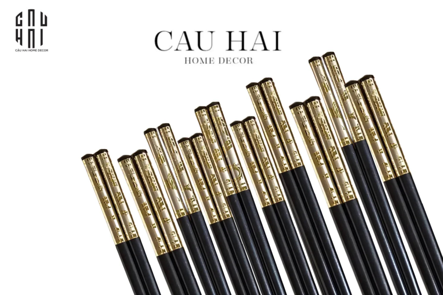 Set 10 Đôi Đũa Sợi Thuỷ Tinh Dynasty Banquet PET Chopsticks 27cm-CẬU HAI HOME DECOR