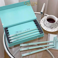 Set 10 Đôi Đũa Sứ Tiffany Fancy Club Porcelain Chopsticks Giftbox-CẬU HAI HOME DECOR