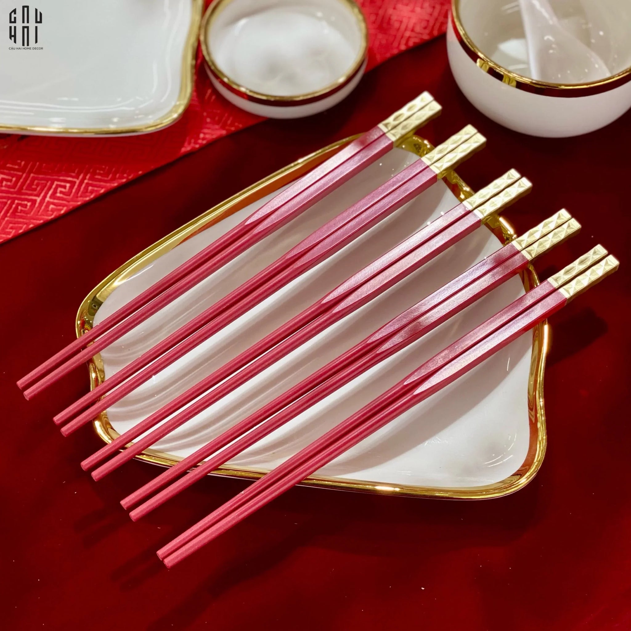 SET 10 ĐÔI ĐŨA TỨ HỶ SS25 - CẬU HAI HOME DECOR