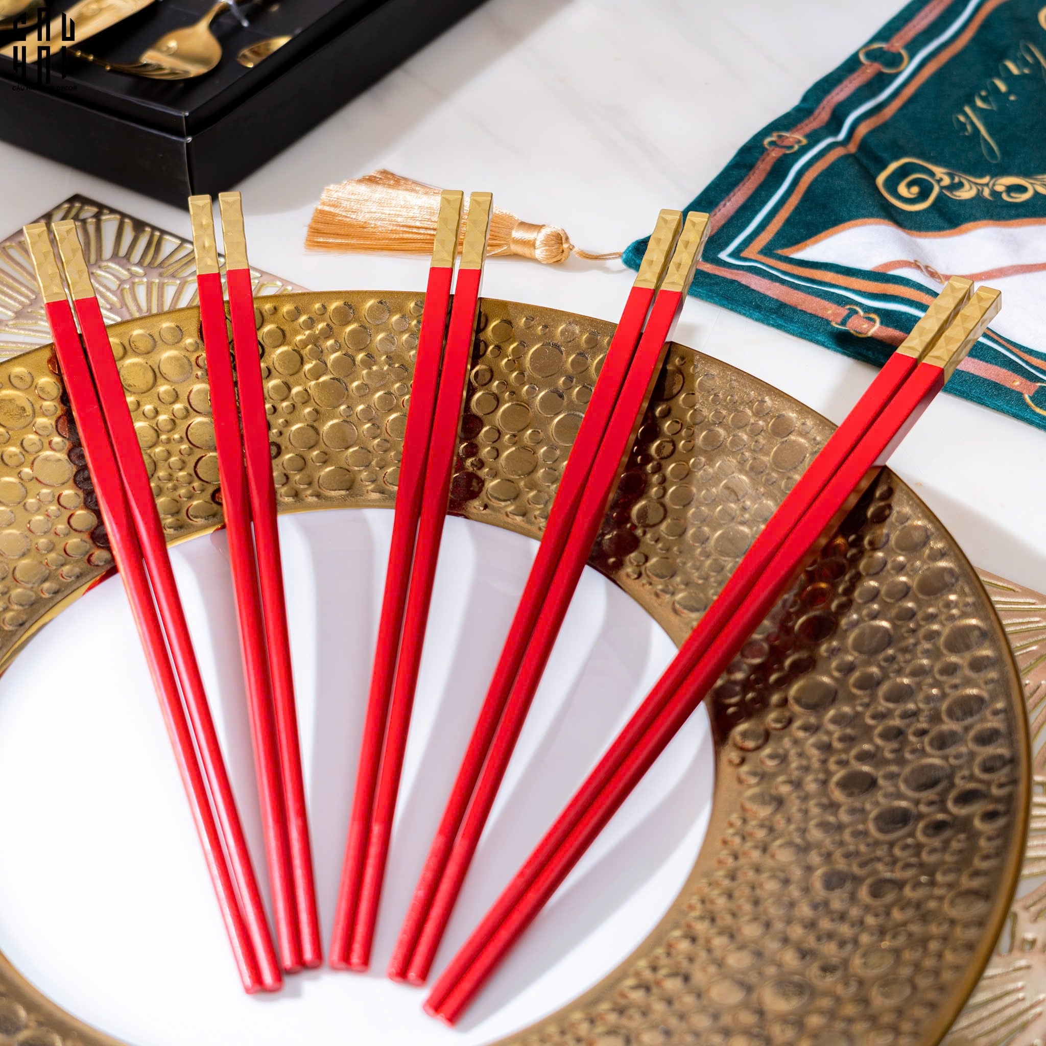 SET 10 ĐÔI ĐŨA TỨ HỶ SS25 - CẬU HAI HOME DECOR