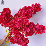 Set 2 Cành Cẩm Tú Cầu Dài Hydrangea - Đỏ-Hoa Lụa-Đối tác tại Trung Quốc theo từng đơn đặt hàng-CẬU HAI HOME DECOR