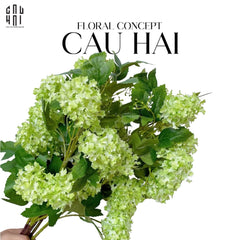 Set 2 Cành Cẩm Tú Cầu Mini - Xanh-CẬU HAI HOME DECOR