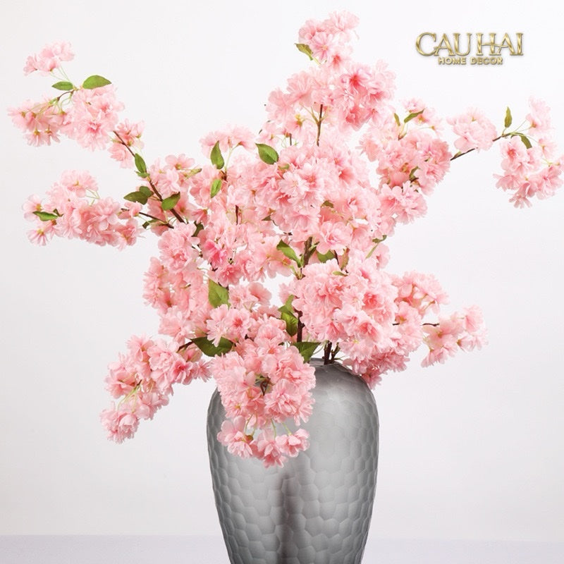Set 2 Cành Hoa Anh Đào - Brush Pink Sakura - CẬU HAI HOME DECOR