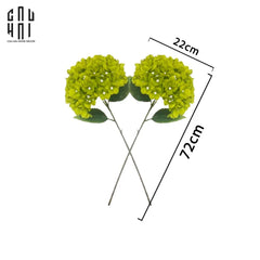 Set 2 Cành Hoa Cẩm Tú Cầu Đại - Xanh-CẬU HAI HOME DECOR