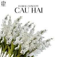 Set 2 Cành Hoa Chuông - White-CẬU HAI HOME DECOR