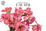 Set 2 Cành Hoa Diên Vĩ - Rosy-Hoa Lụa-Đối tác tại Trung Quốc theo từng đơn đặt hàng-CẬU HAI HOME DECOR