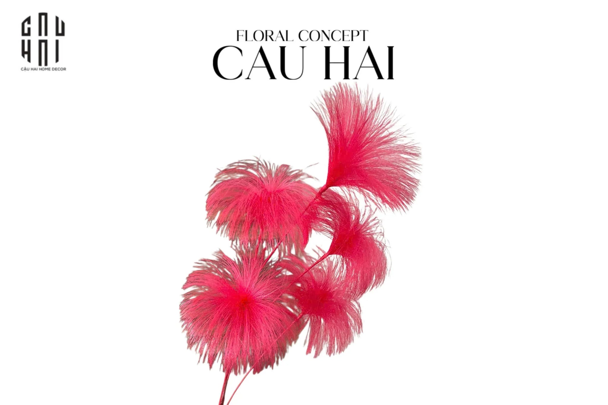 SET 2 CÀNH HOA FIREWORK COLOR POP - CẬU HAI HOME DECOR