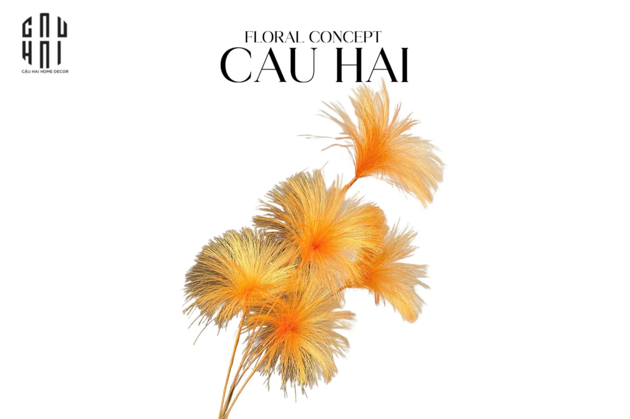 Set 2 Cành Hoa Firework Color Pop-CẬU HAI HOME DECOR