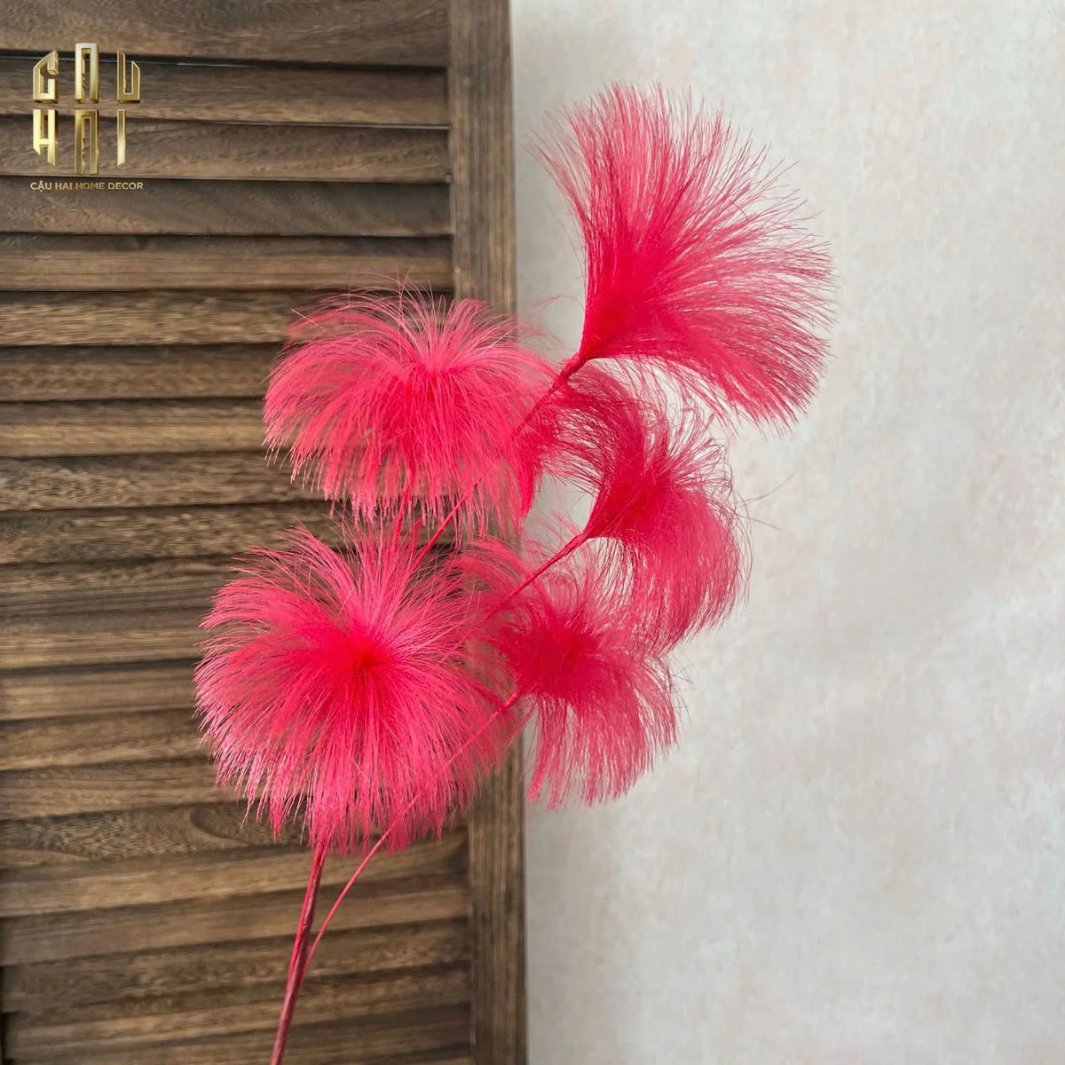 Set 2 Cành Hoa Firework Color Pop-Hoa Lụa-Đối tác tại Trung Quốc theo từng đơn đặt hàng-CẬU HAI HOME DECOR