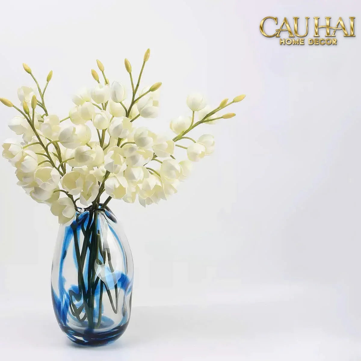 Set 2 Cành Hoa Lan Yucca-CẬU HAI HOME DECOR