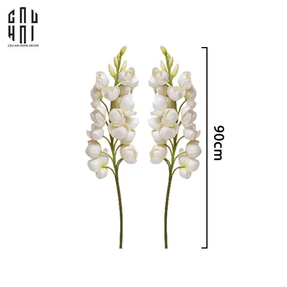 Set 2 Cành Hoa Lan Yucca-CẬU HAI HOME DECOR