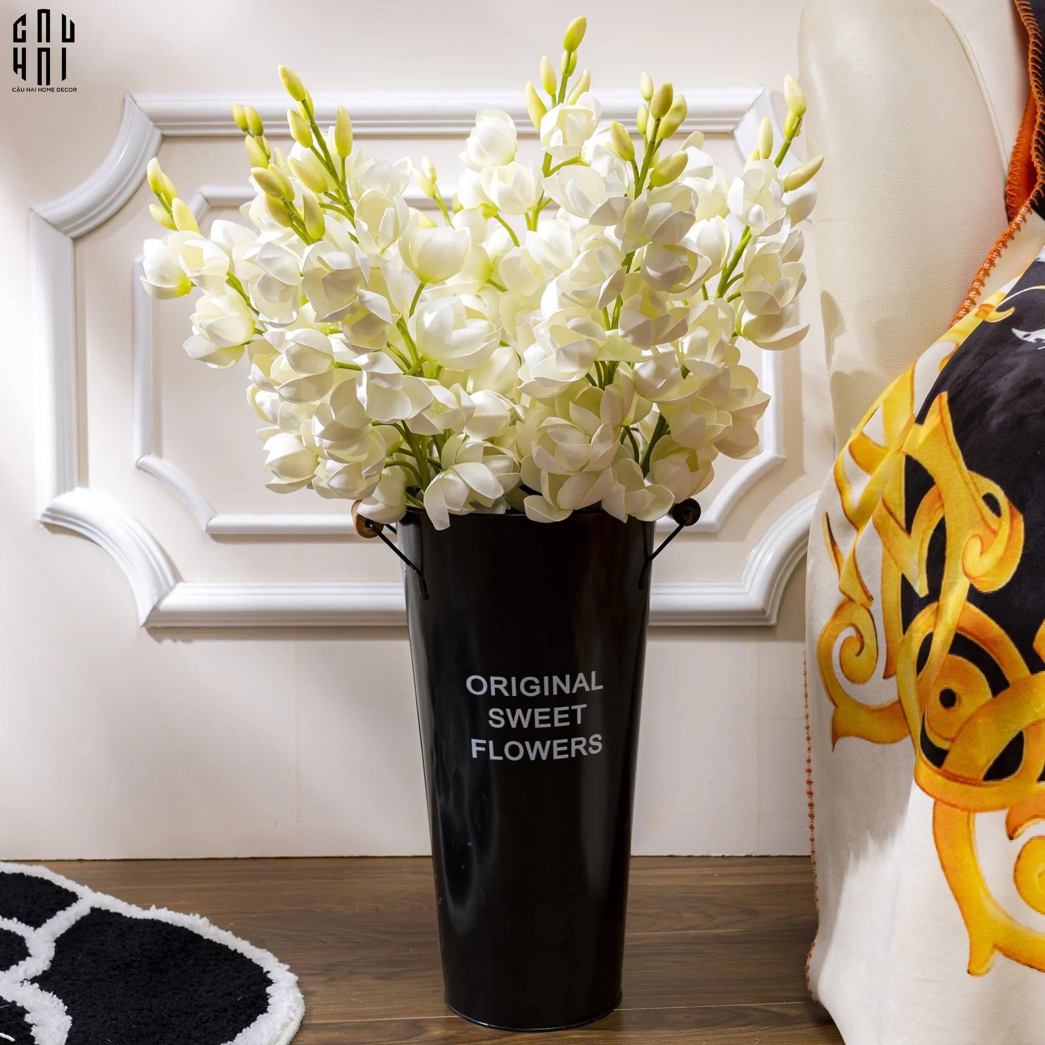 Set 2 Cành Hoa Lan Yucca-CẬU HAI HOME DECOR