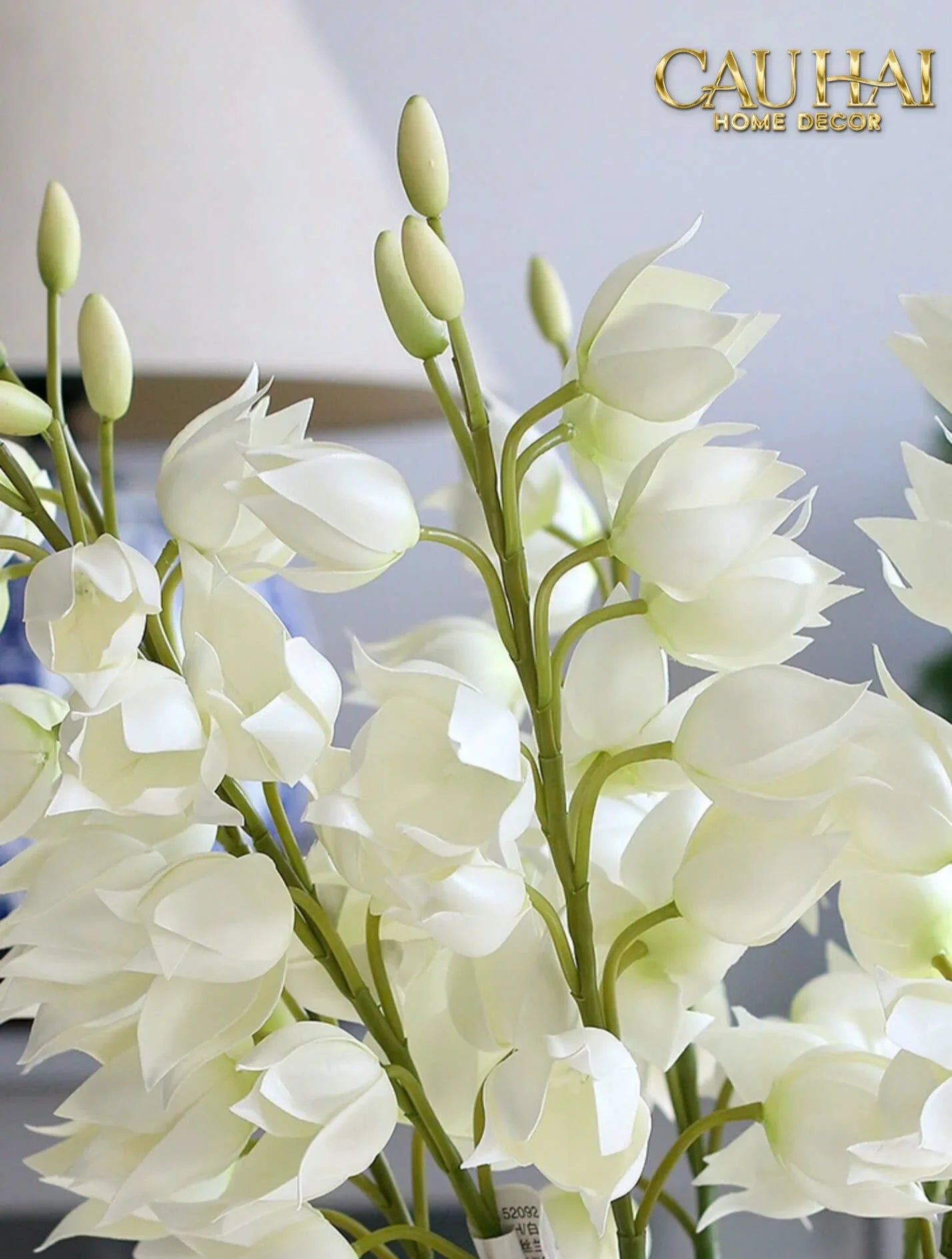 Set 2 Cành Hoa Lan Yucca-CẬU HAI HOME DECOR