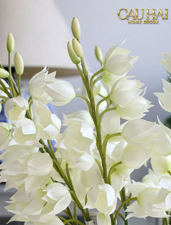 Set 2 Cành Hoa Lan Yucca-CẬU HAI HOME DECOR