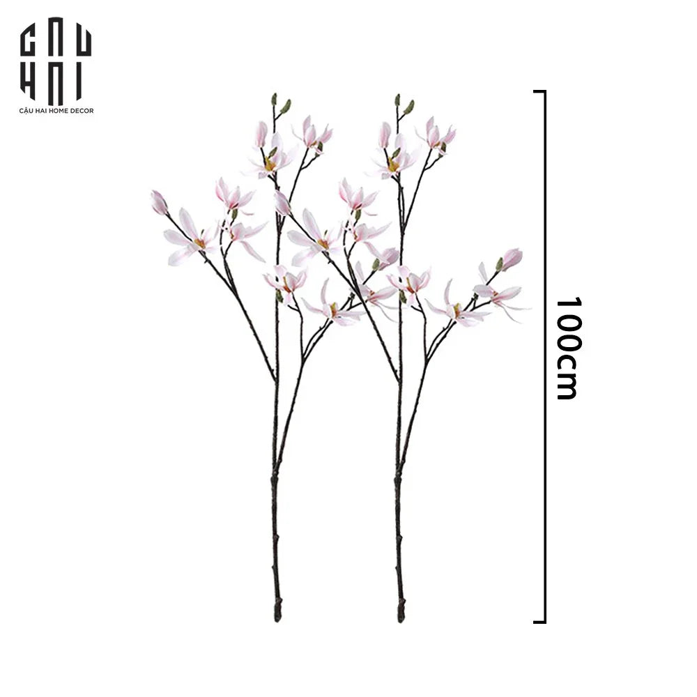 SET 2 CÀNH HOA MỘC LAN - MAGNOLIA FRASERI-CẬU HAI HOME DECOR