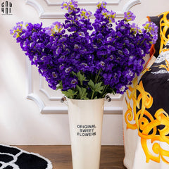 Set 2 Cành Hoa Phi Yến - Delphinium - Tím-CẬU HAI HOME DECOR