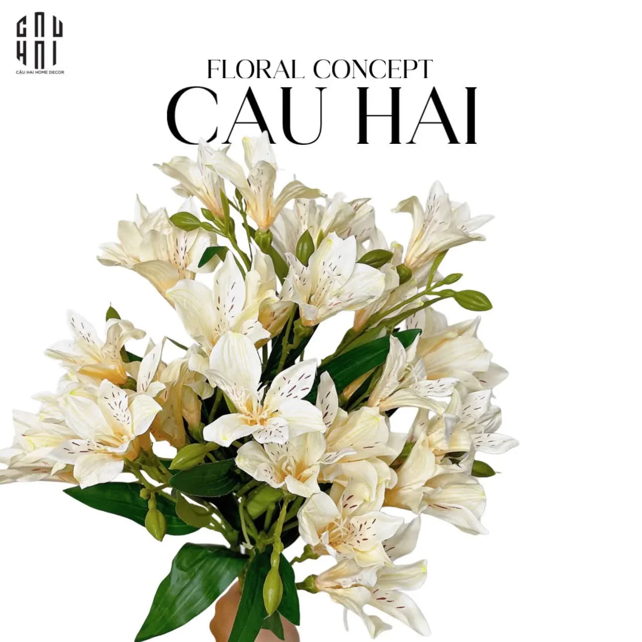 SET 2 CÀNH HOA THUỶ TIÊN-CẬU HAI HOME DECOR