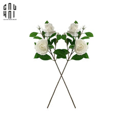 Set 2 Cành Hoa Trà Trắng-CẬU HAI HOME DECOR
