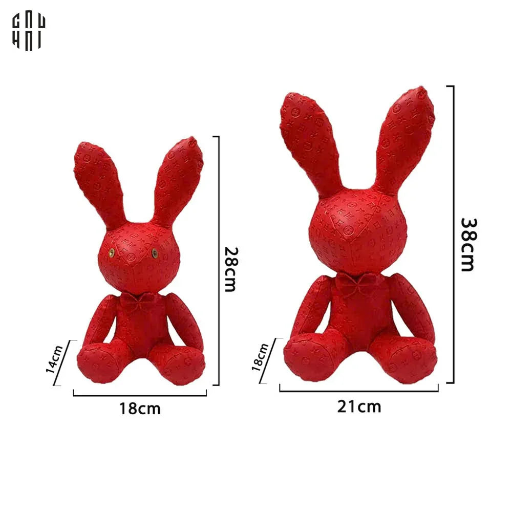 FÊTES COUTURE - SET 2 CHÚ THỎ DA ROUGE LOUIS LUCKY BUNNY DIAMANT 28/38 - CẬU HAI HOME DECOR