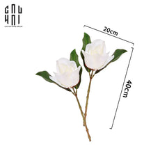 Set 2 Hoa Mộc Lan Trắng - Magnolia Grandiflora-CẬU HAI HOME DECOR