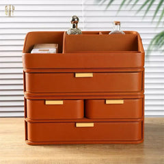 Set 2 Hộp Lưu Trữ Da Pu Alexander-CẬU HAI HOME DECOR