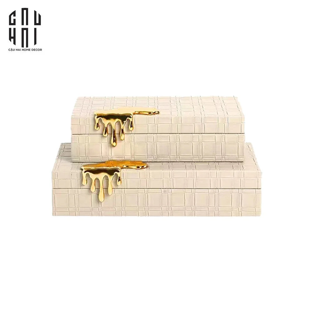 SET 2 HỘP TRANG SỨC ELEGANCE SS25-CẬU HAI HOME DECOR