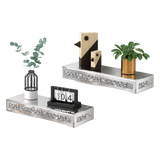 Set 2 Kệ Treo Tường Starlight Mirrored Crystal Shelf-Kệ Treo Tường-CẬU HAI HOME DECOR-CẬU HAI HOME DECOR