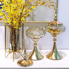 Set 2 Lọ Kẹo Imperial Crown Vessel H42/44-CẬU HAI HOME DECOR