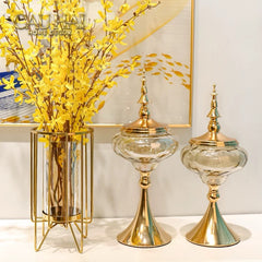Set 2 Lọ Kẹo Imperial Crown Vessel H42/44-CẬU HAI HOME DECOR