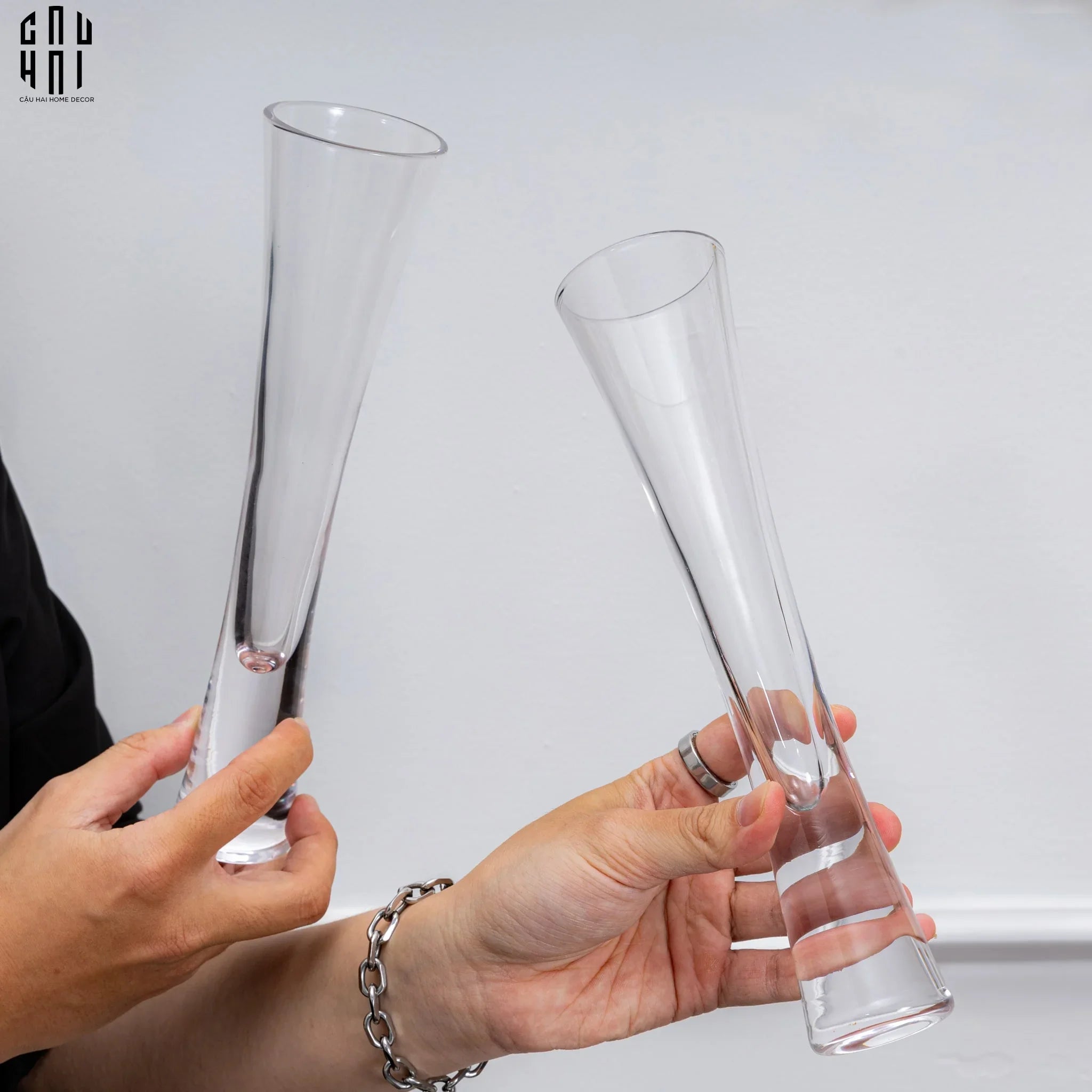 SET 2 LY CHAMPAGNE MINT SS22 - CẬU HAI HOME DECOR