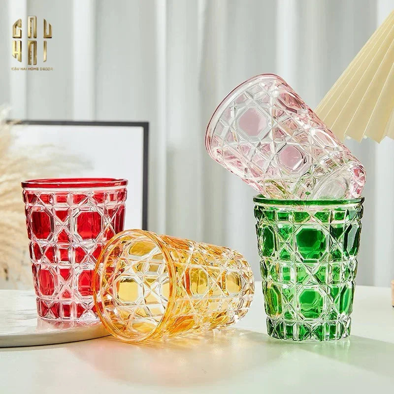 Set 2 Ly Cocktail Thuỷ Tinh D.O - Champagne Gold 310Ml-CẬU HAI HOME DECOR