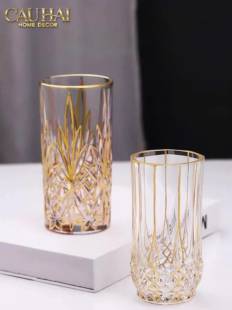 Set 2 Ly Cocktail Thuỷ Tinh Highball D'Or Glorious - 380Ml 7.3x15-LY THỦY TINH-CẬU HAI HOME DECOR