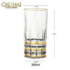 Set 2 Ly Cocktail Thuỷ Tinh Highball D'Or Glorious - 380Ml 7.3x15-CẬU HAI HOME DECOR