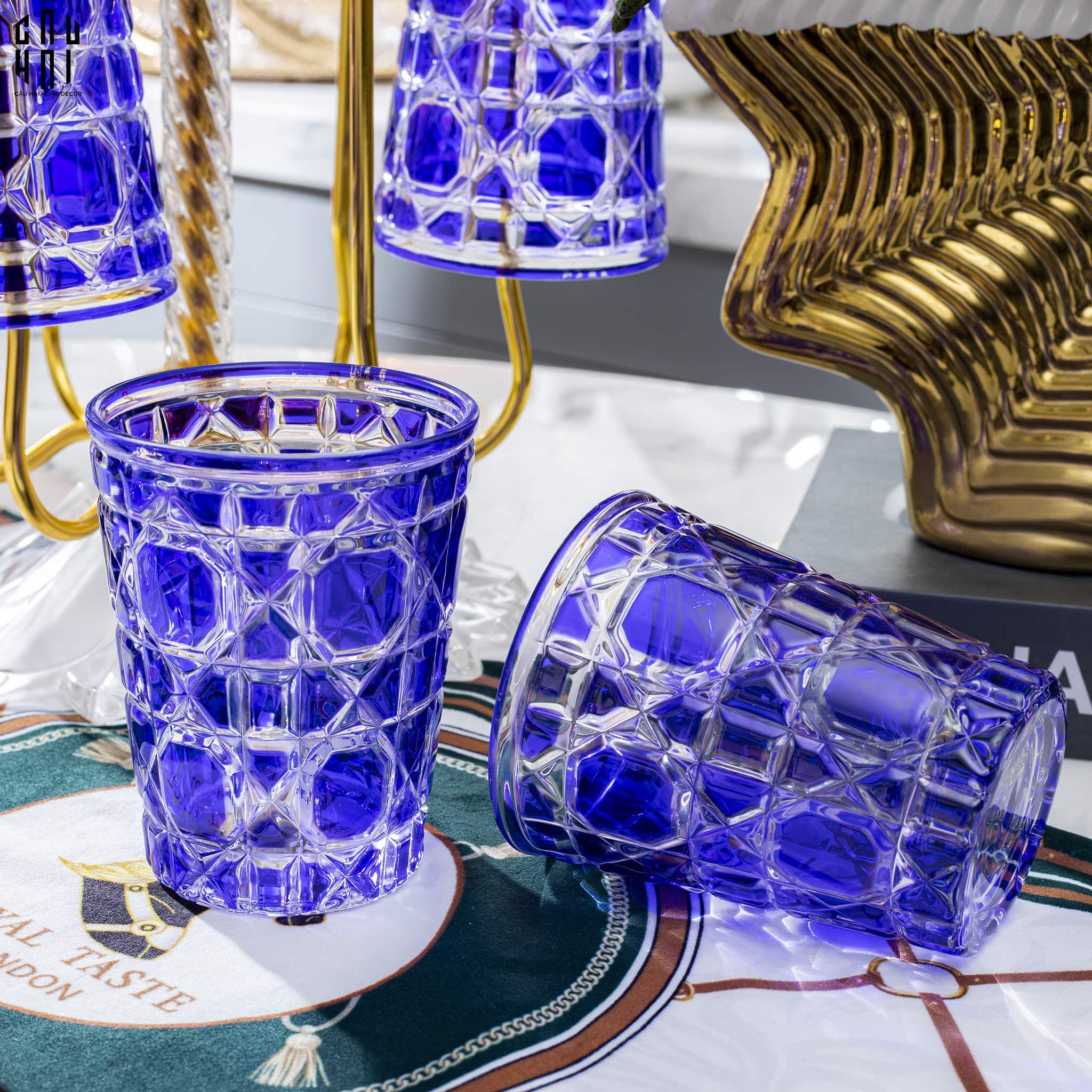 SET 2 LY D.O - AMETHYST COBALT 310ML - CẬU HAI HOME DECOR