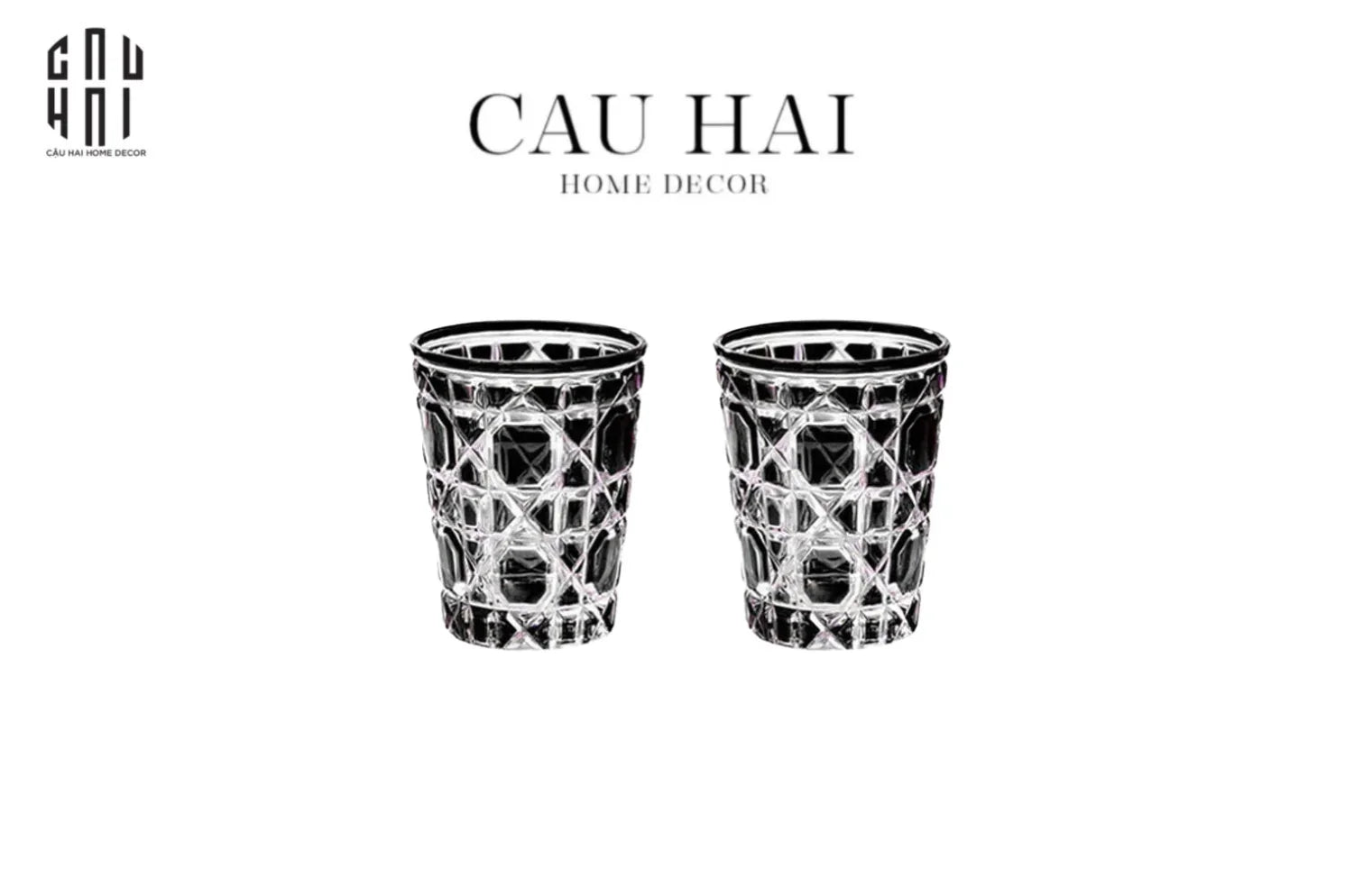 SET 2 LY D.O - ÉCLAT NOIR 310ML - CẬU HAI HOME DECOR