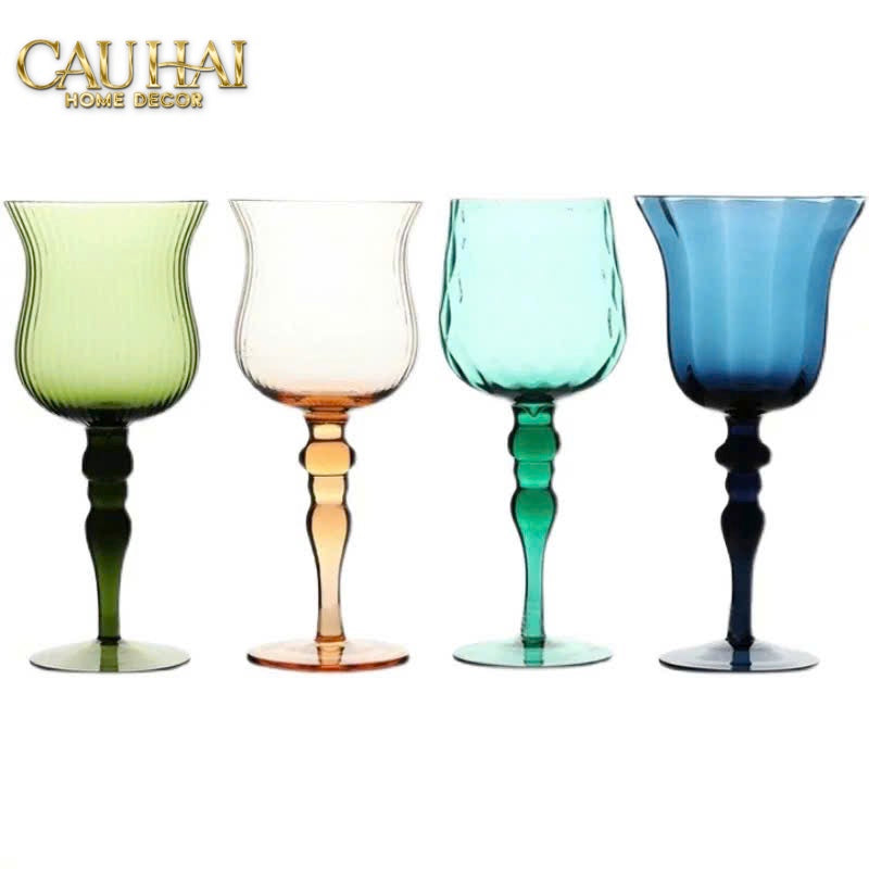 Set 2 Ly Oceania Alantian 320Ml Vino Rosso Glasses - CẬU HAI HOME DECOR