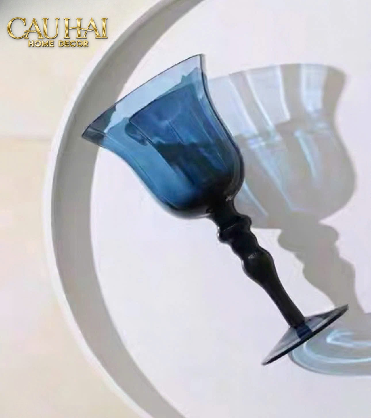 Set 2 Ly Oceania Alantian 320Ml Vino Rosso Glasses - CẬU HAI HOME DECOR