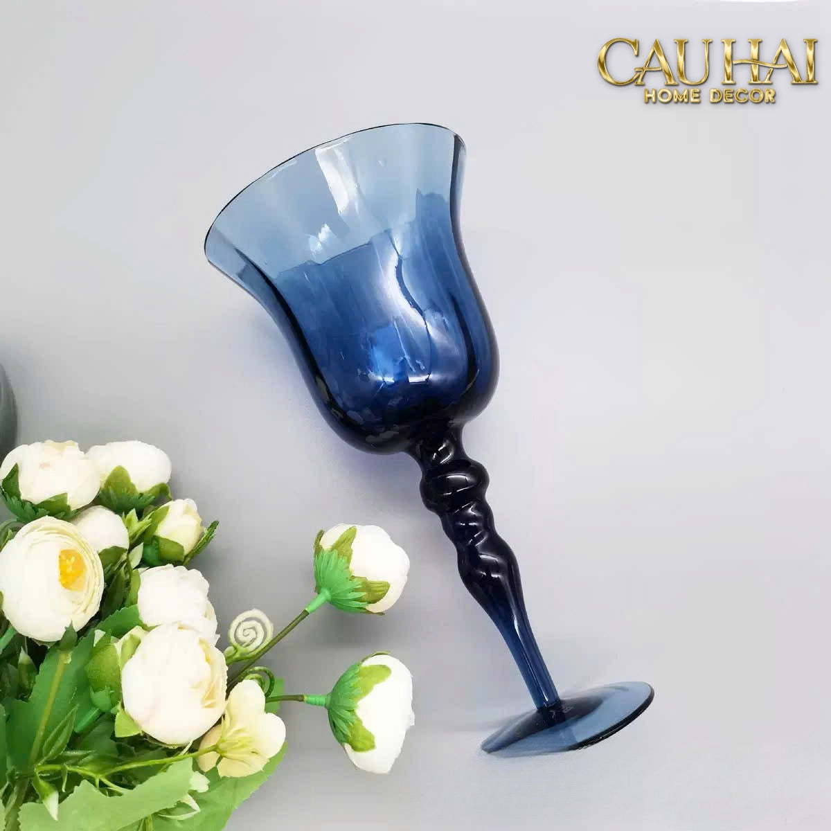 Set 2 Ly Oceania Alantian 320Ml Vino Rosso Glasses - CẬU HAI HOME DECOR