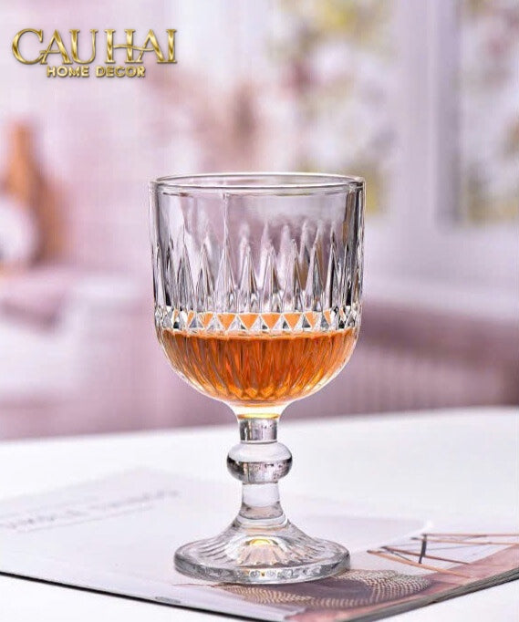 Set 2 Ly Oceania Alantian 320Ml Vino Rosso Glasses - CẬU HAI HOME DECOR