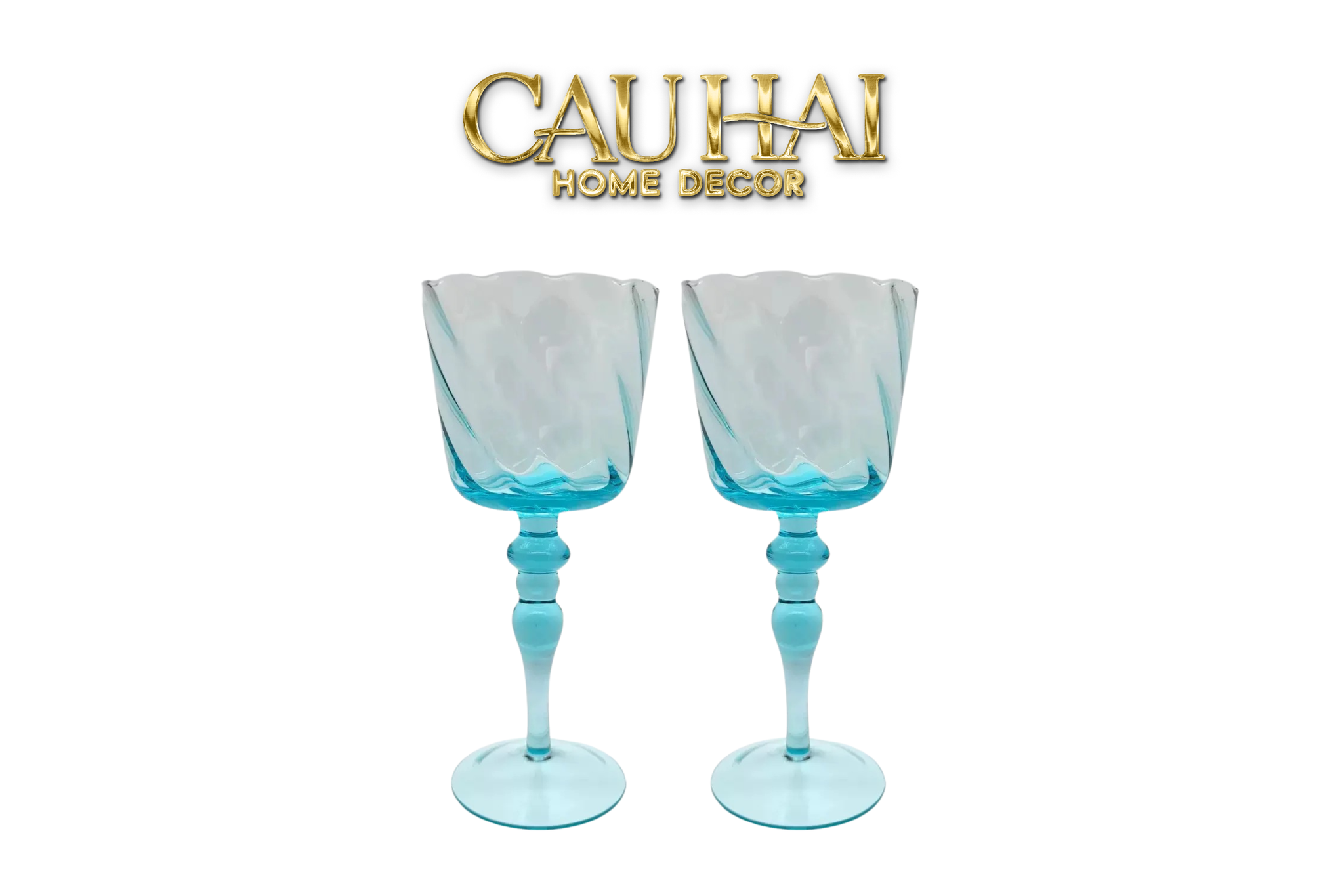 Set 2 Ly Oceania Alantian 320Ml Vino Rosso Glasses - CẬU HAI HOME DECOR