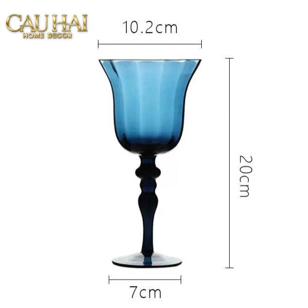 Set 2 Ly Oceania Alantian 320Ml Vino Rosso Glasses - CẬU HAI HOME DECOR