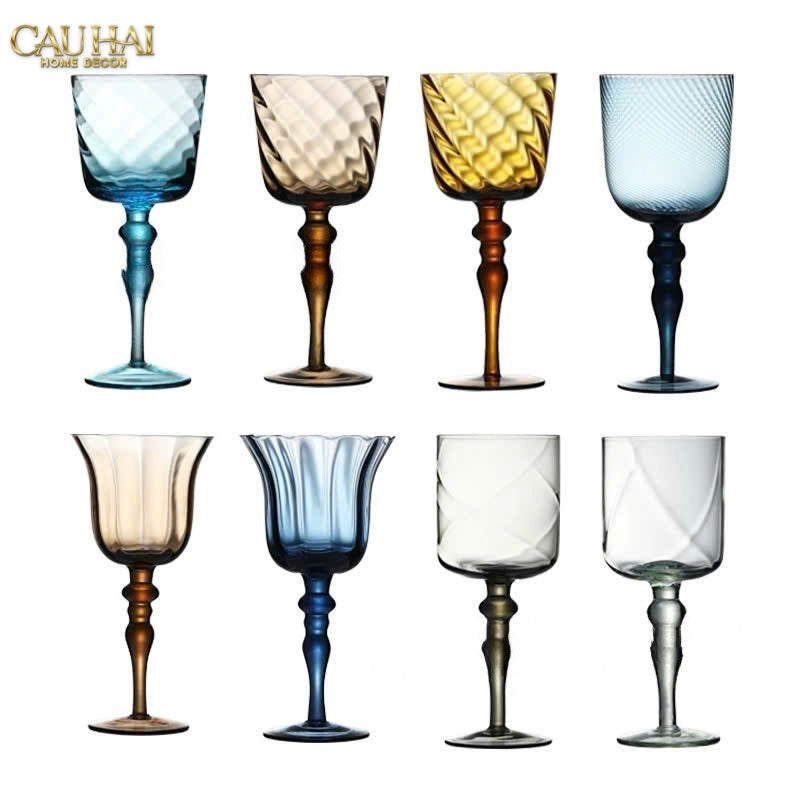 Set 2 Ly Oceania Alantian 320Ml Vino Rosso Glasses - CẬU HAI HOME DECOR