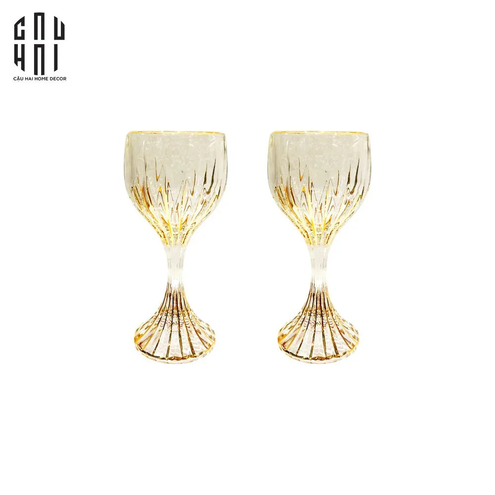 HOME COUTURE - SET 2 LY PHA LÊ BCR VICTORIA FULL BOX - CẬU HAI HOME DECOR