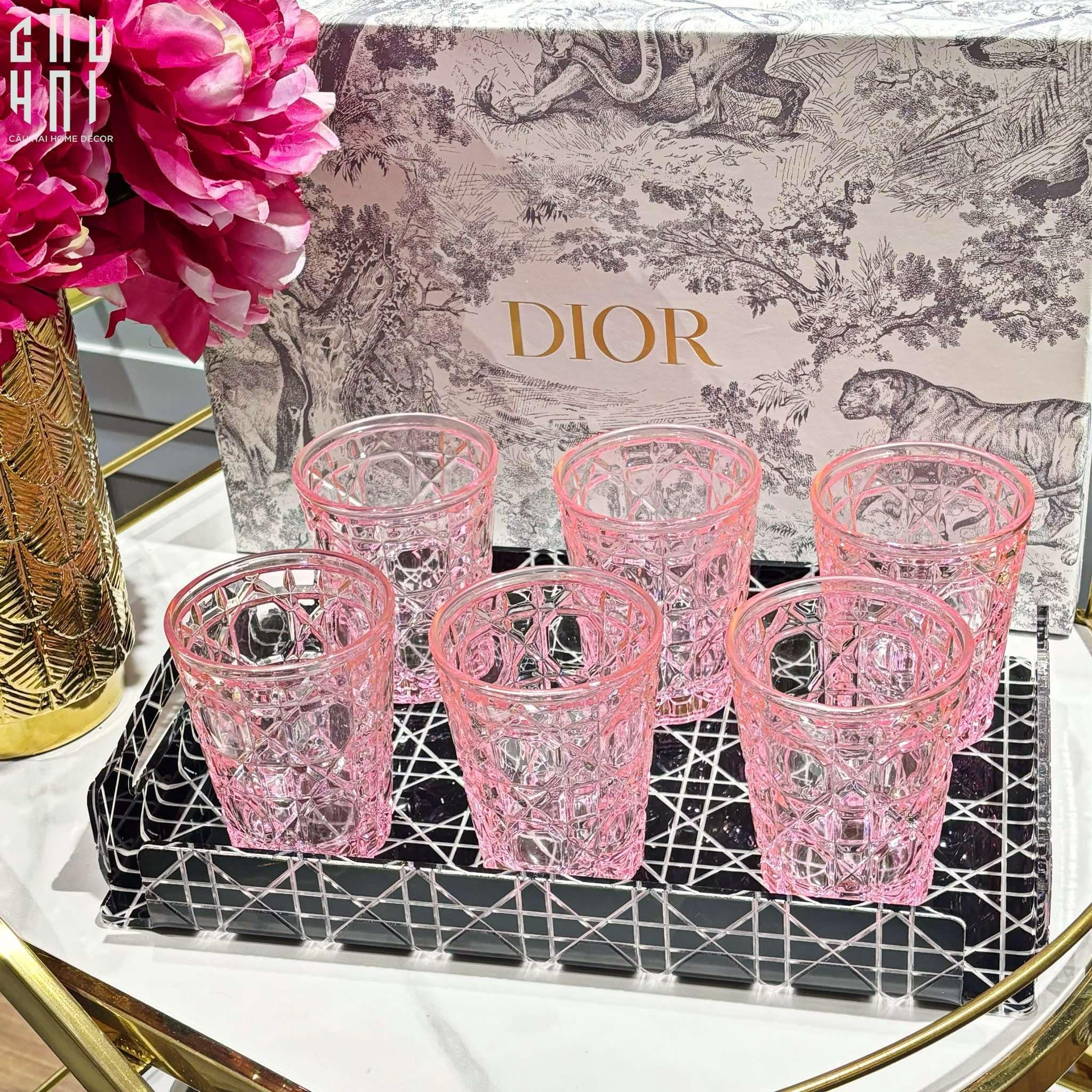 SET 2 LY THUỶ TINH D.O FULL BOX - QUARTZ ROSÉ 310ML - CẬU HAI HOME DECOR