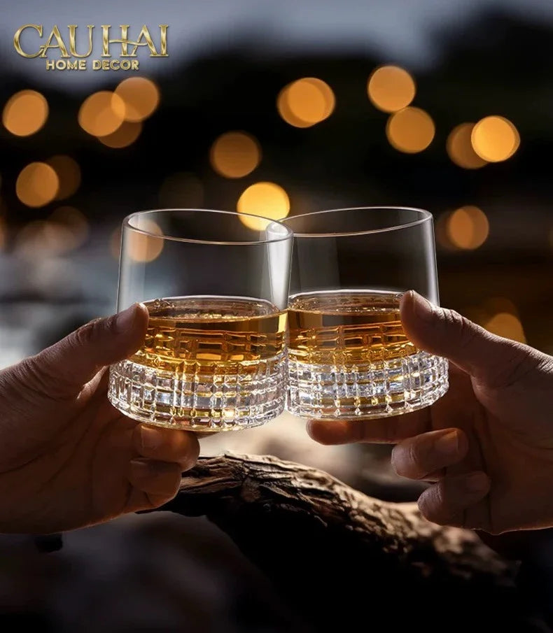 Set 2 Ly Thủy Tinh Éclat Scott Whisky Duo 260ml-CẬU HAI HOME DECOR
