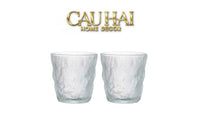 Set 2 Ly Thuỷ Tinh Frost Wave 260Ml-CẬU HAI HOME DECOR