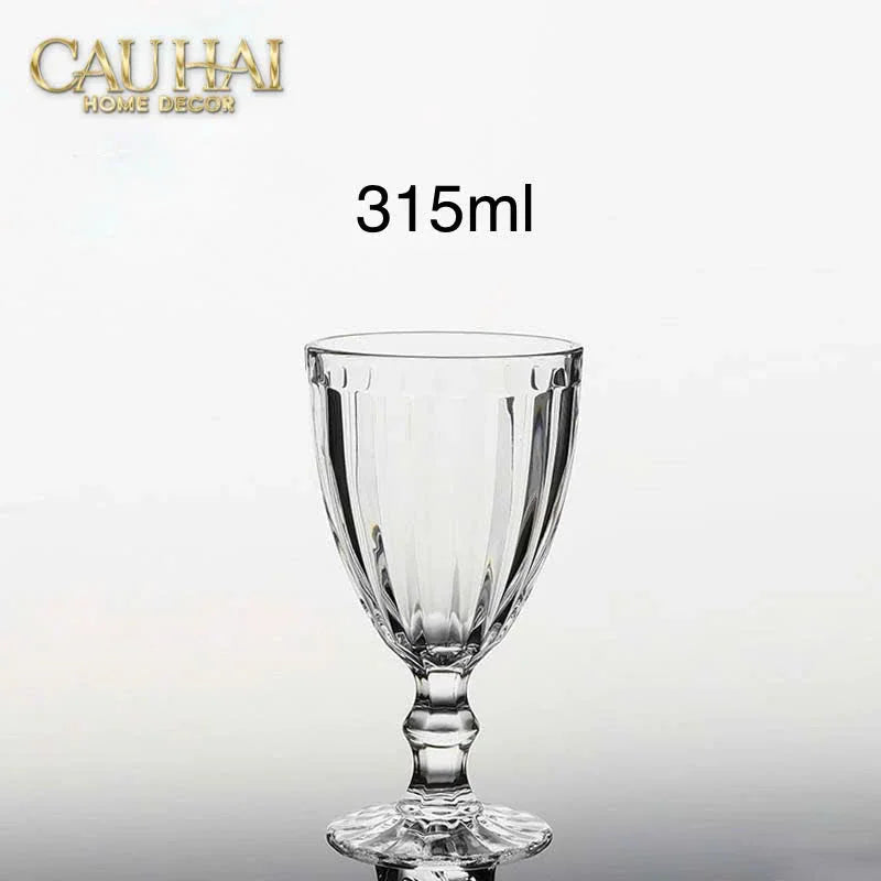 Set 2 Ly Thuỷ Tinh Timeless Goblet Four Elemental Divine Cristalleries Glasses 315ml-CẬU HAI HOME DECOR