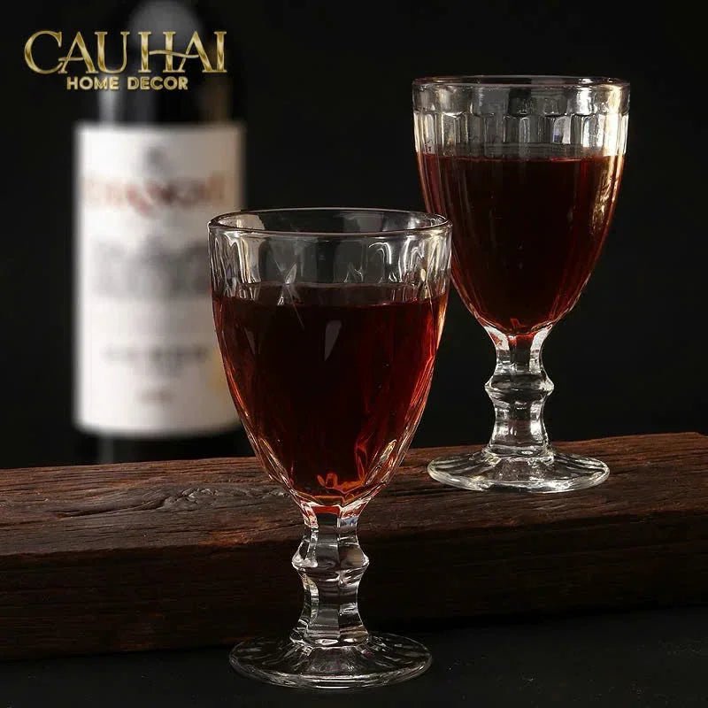Set 2 Ly Thuỷ Tinh Timeless Goblet Four Elemental Divine Cristalleries Glasses 315ml-CẬU HAI HOME DECOR