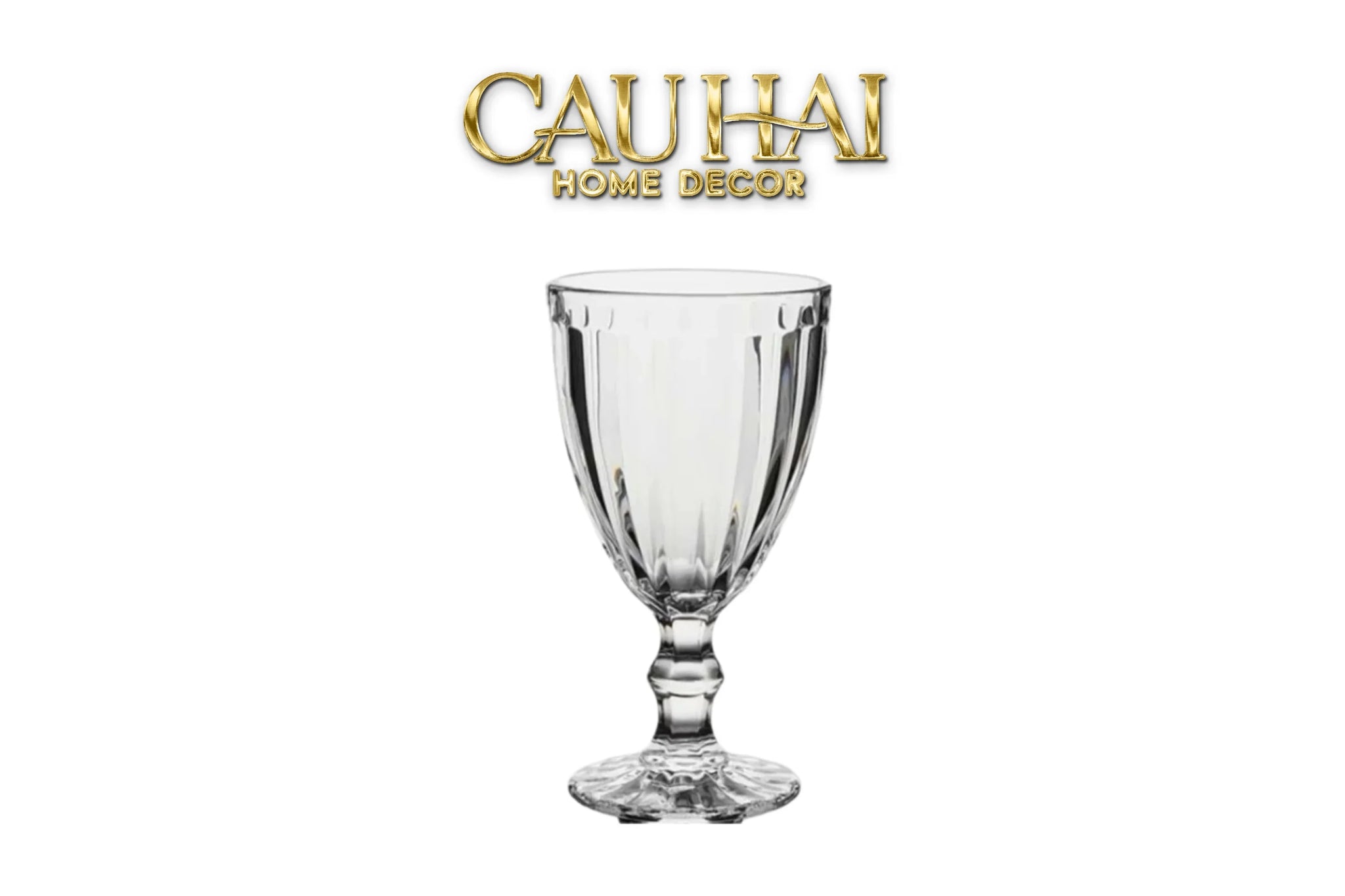 Set 2 Ly Thuỷ Tinh Timeless Goblet Four Elemental Divine Cristalleries Glasses 315ml-CẬU HAI HOME DECOR